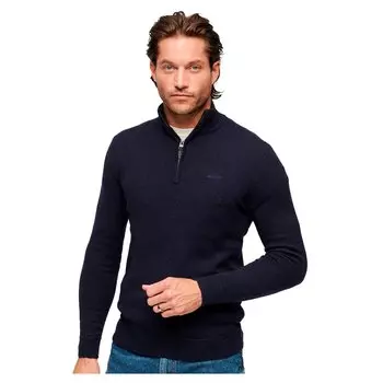 Футболка Superdry Essential Embroidered Henley, синий