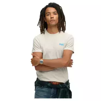Футболка Superdry Essential Logo Embroidered, бежевый