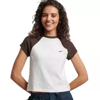 Футболка Superdry Essential Logo Raglan, белый