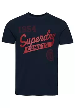 Футболка Superdry Home Run, морской синий