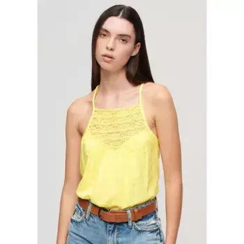 Футболка Superdry Lace Beach, желтый