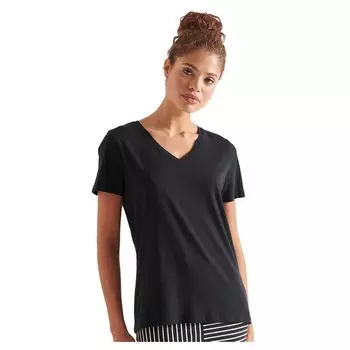 Футболка Superdry Lightweight Essential Vee, черный