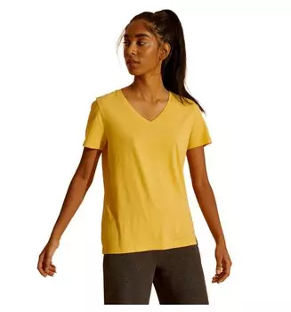 Футболка Superdry Lightweight Essential Vee, желтый