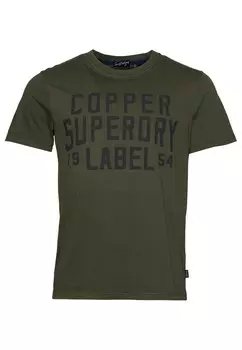 Футболка Superdry, оливковое