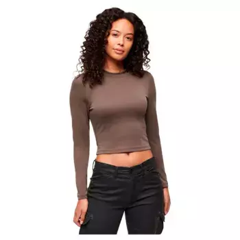 Футболка Superdry Open Back, коричневый