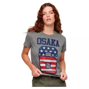 Футболка Superdry Osaka 6 Flag 90S, серый