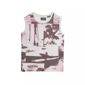 Футболка Superdry Photographic Logo Slim, черный/бежевый