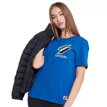 Футболка Superdry Sportstyle Chenille, синий