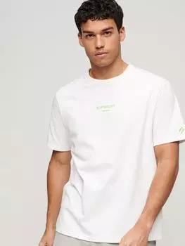 Футболка Superdry Sportswear, ярко-белая
