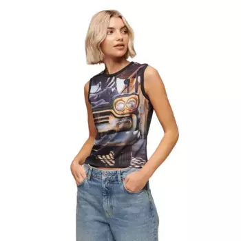 Футболка Superdry Sub Print, коричневый