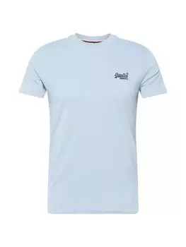 Футболка Superdry, светло-синий/темно-синий