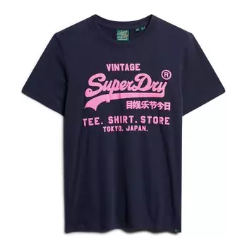 Футболка Superdry, темно-синий