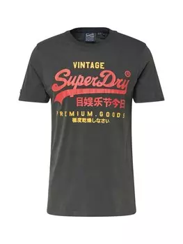 Футболка Superdry, темно-зеленый