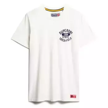 Футболка Superdry Track & Field Graphic, белый