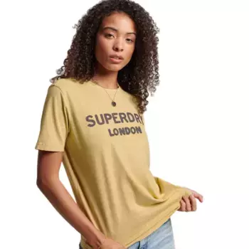 Футболка Superdry Vintage Stack Graphic, желтый