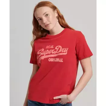 Футболка Superdry Vl Scripted Coll, красный