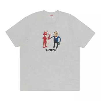 Футболка Supreme Business Пепельно-серый