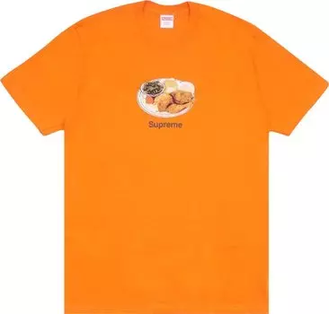 Футболка Supreme Chicken Dinner Tee 'Orange', оранжевый