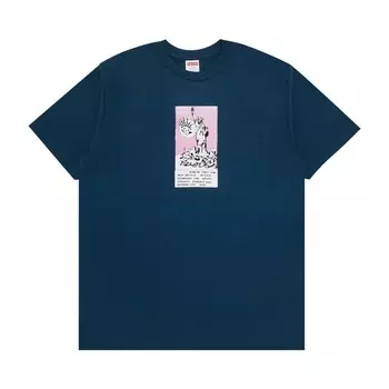 Футболка Supreme Liberty Tee, индиго