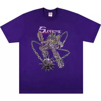 Футболка Supreme Spikes, фиолетовый