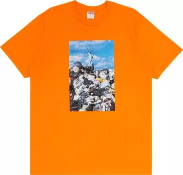 Футболка Supreme Trash Tee 'Orange', оранжевый