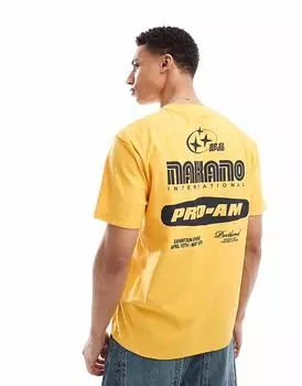Футболка свободного кроя Cotton On премиум желтого цвета Cotton:On