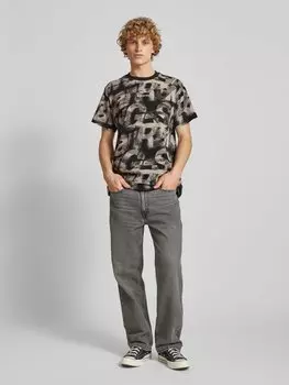 Футболка свободного кроя с этикеткой G-Star Raw, бежевый