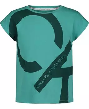Футболка свободного кроя с логотипом Big Girls Calvin Klein