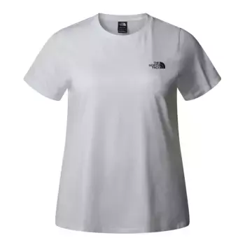 Футболка The North Face "W PLUS S/S SIMPLE DOME TEE", больших размеров, белый