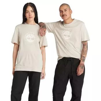 Футболка Timberland Refibra Logo Graphic, бежевый