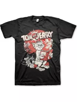 Футболка Tom & Jerry, черный