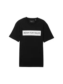 Футболка TOM TAILOR DENIM, черный