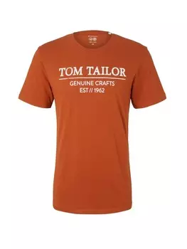 Футболка Tom Tailor, коричневый