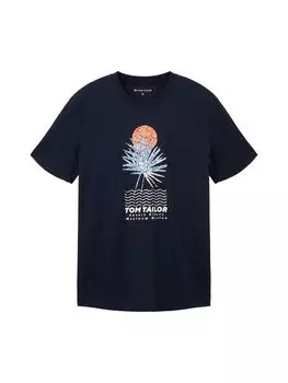 Футболка Tom Tailor PRINTED, синий