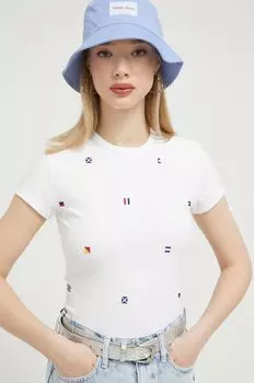 Футболка Томми Джинс Tommy Jeans, белый