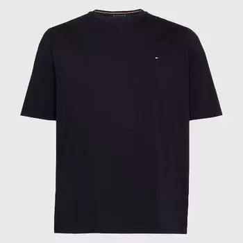 Футболка Tommy Hilfiger Big And Tall Stretch Cotton, темно-синий