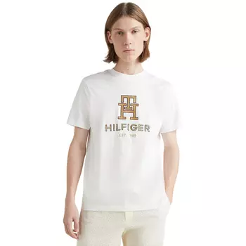 Футболка Tommy Hilfiger Embroidered Monogram, белый
