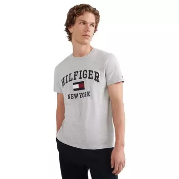 Футболка Tommy Hilfiger Flag Logo, серый