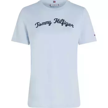 Футболка Tommy Hilfiger Regular Script, зеленый