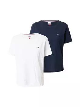 Футболка Tommy Hilfiger, темно-синий/белый