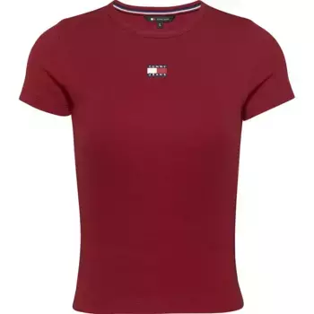 Футболка Tommy Jeans Badge Rib, красный