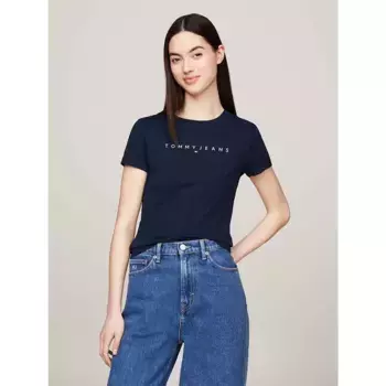 Футболка Tommy Jeans Linear, синий
