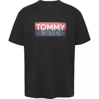Футболка Tommy Jeans Reg Rwb Entry, черный