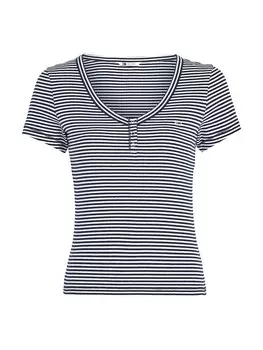 Футболка Tommy Jeans Shirt, ночной синий