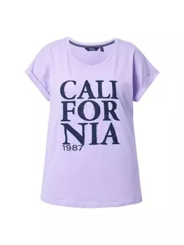 Футболка Ulla Popken, цвет lavendel