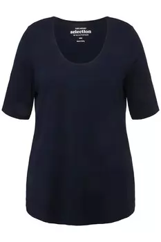 Футболка Ulla Popken, цвет mitternachts blau
