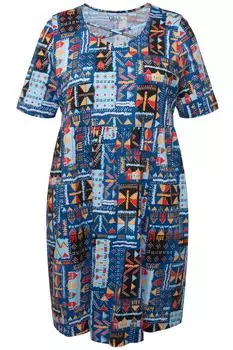 Футболка Ulla Popken Long, цвет jeansblau