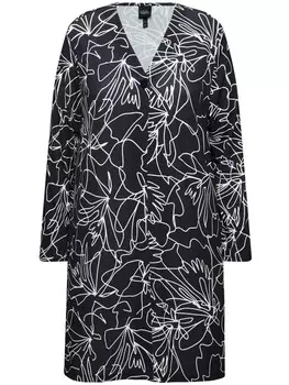 Футболка Ulla Popken Longshirt, черный