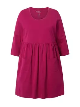 Футболка Ulla Popken Longshirt, цвет rubin
