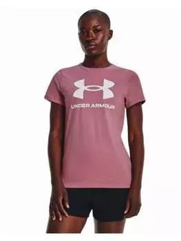 Футболка Under Armour, цвет rosa/wei